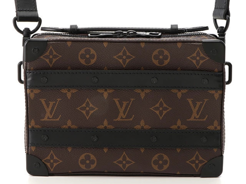 LOUIS VUITTON Handle Soft Trunk Monogram Macassar Brown